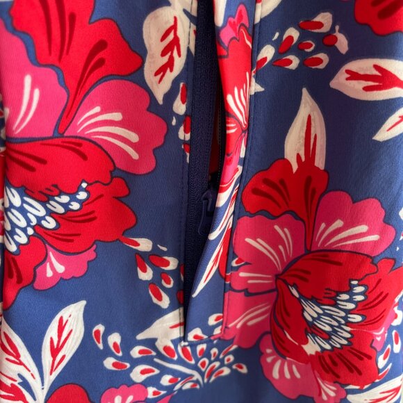 Sigrid Olsen Full Zip Light Golf/Tennis Jacket Sz Small Floral Print Vacation - Picture 8 of 8